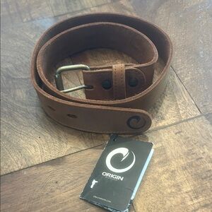 THE ORIGIN RAW EDGE BELT-WHISKEY-30”